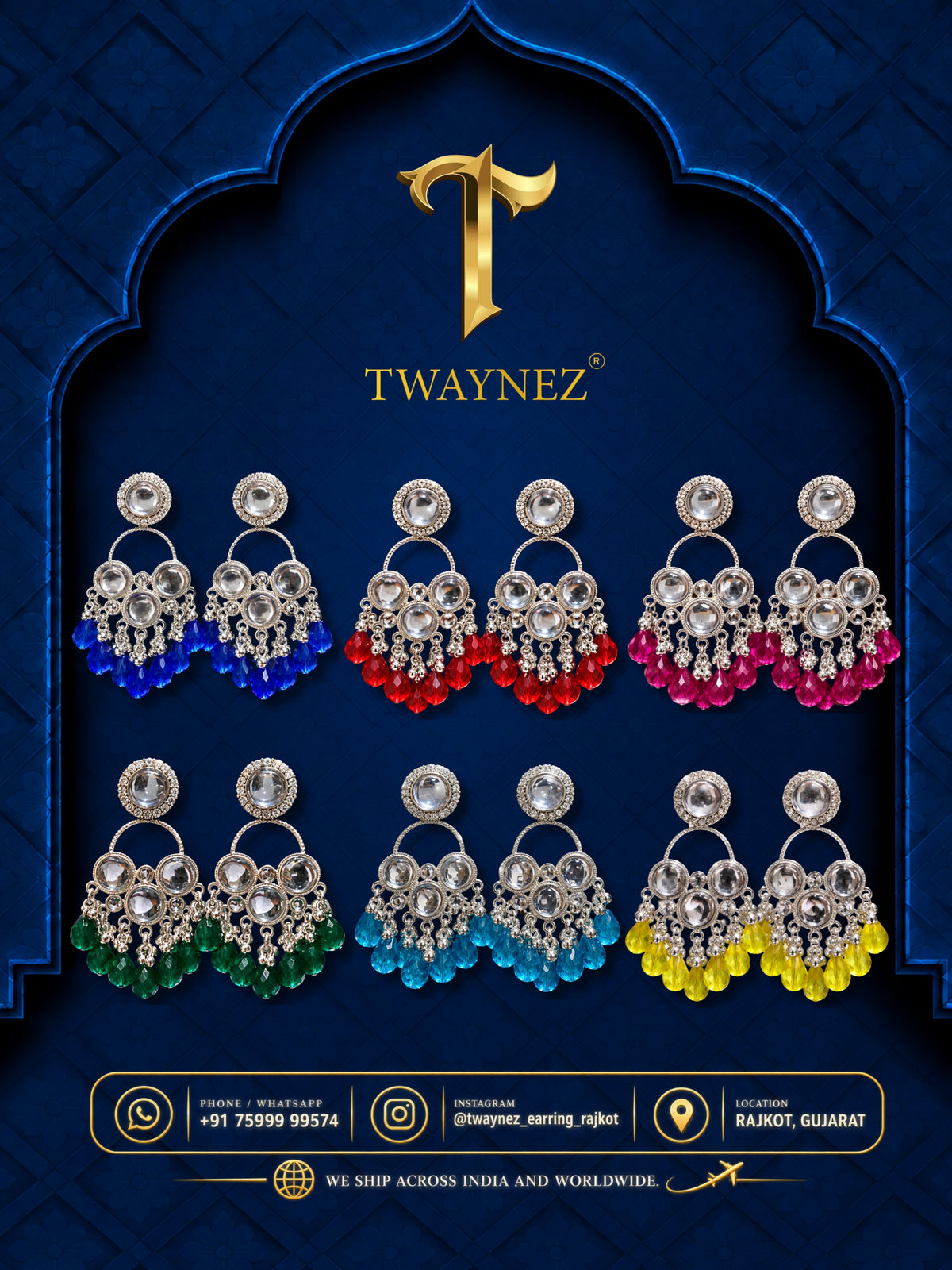 Classic Multicolor Jhumka Earrings