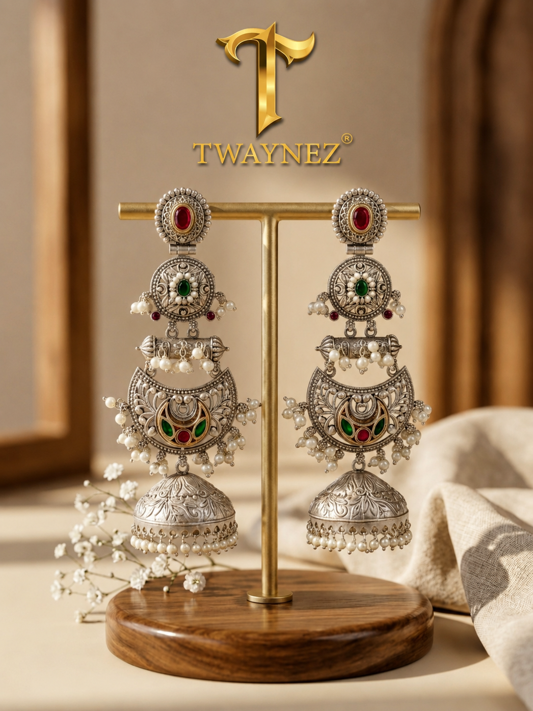 Arundati Premium Jhumki Earrings